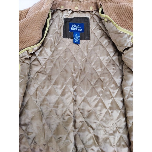 Vintage High Sierra Men's Corduroy Mid Length Jacket Coat Detachable Lining SZ M - Picture 10 of 10